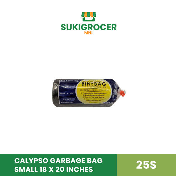 Calypso Garbage Bag Small 18 x 20 Inches 25s