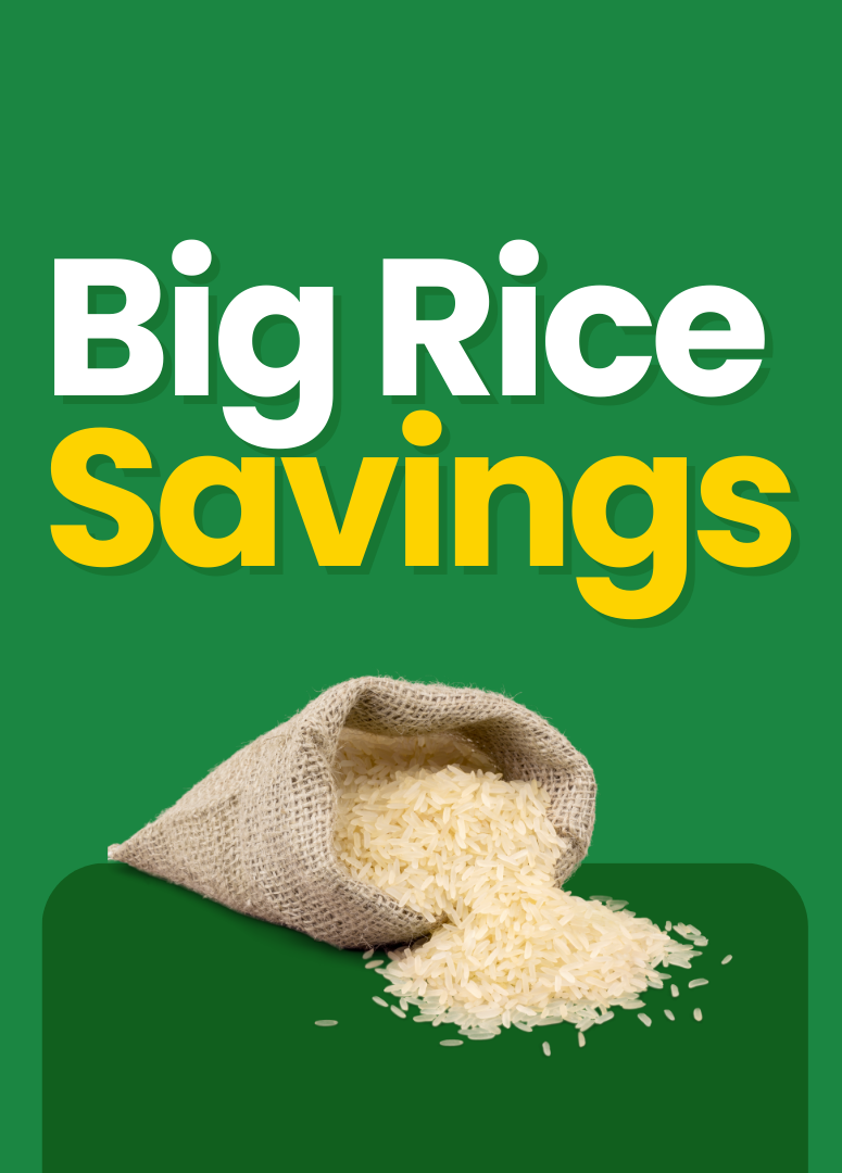 Big Rice Savings