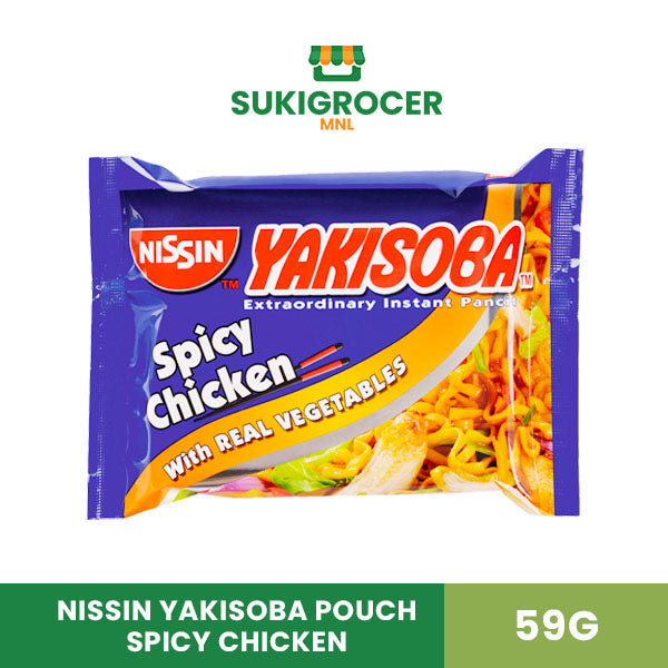 Nissin Yakisoba Pouch Spicy Chicken 59G