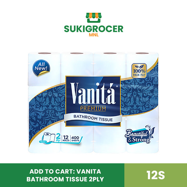 Vanita Bathroom Tissue 2ply 12s