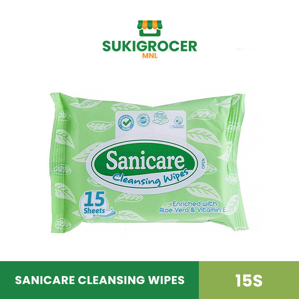 Sanicare Cleansing Wipes 15s