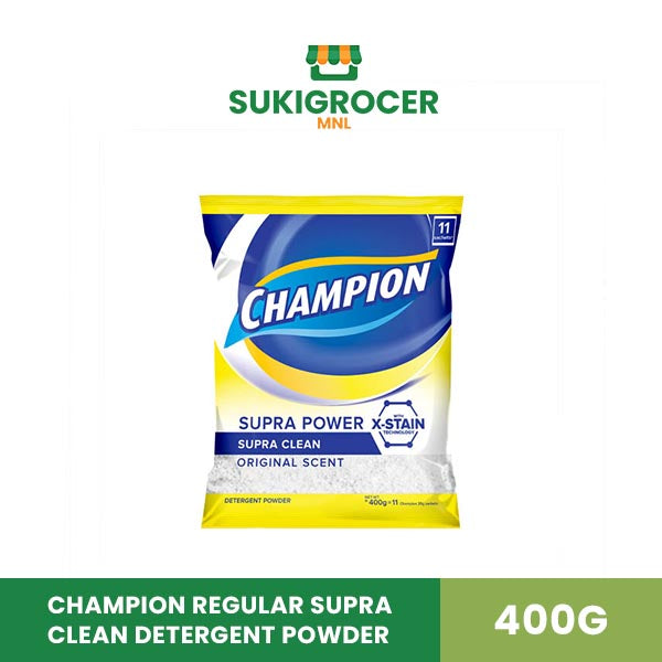 Champion Regular Supra Clean Detergent Powder 400g