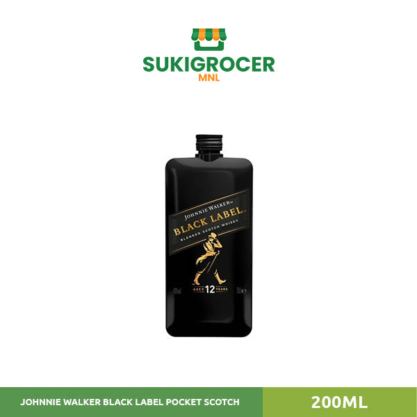 Johnnie Walker Black Label Pocket Scotch 200ml