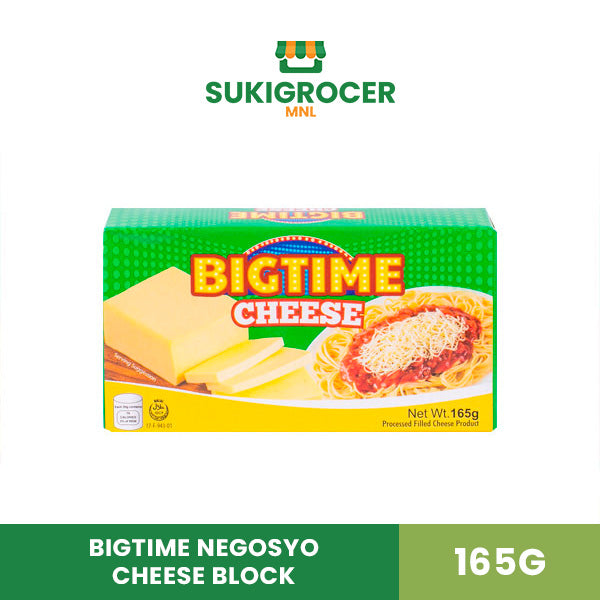 Bigtime Negosyo Cheese Block 165g