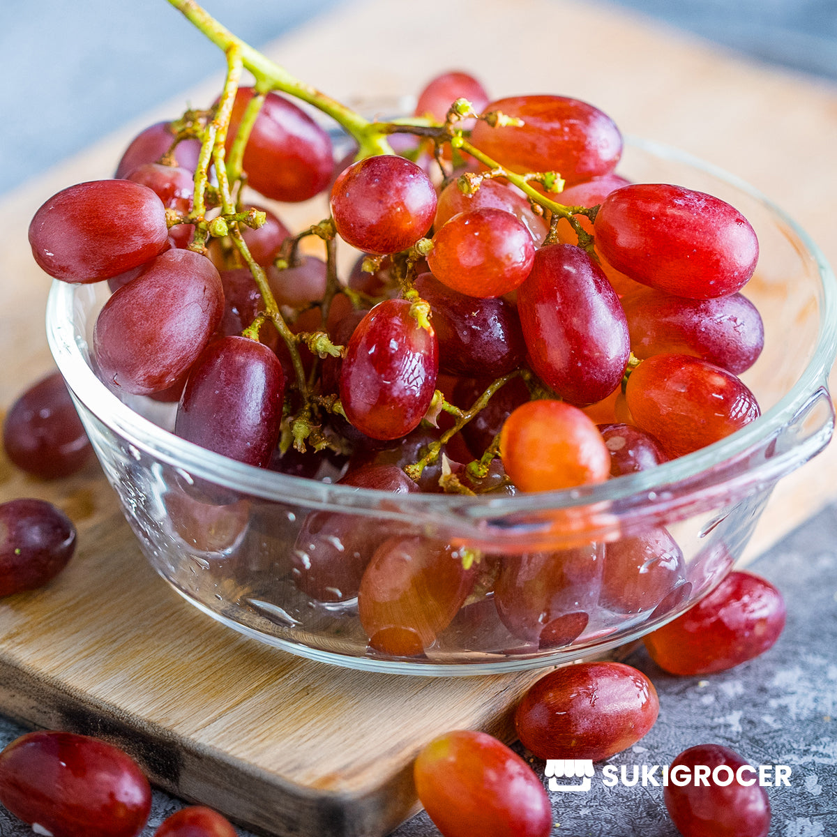 SukiGrocer Grapes Red Seedless 450-500g