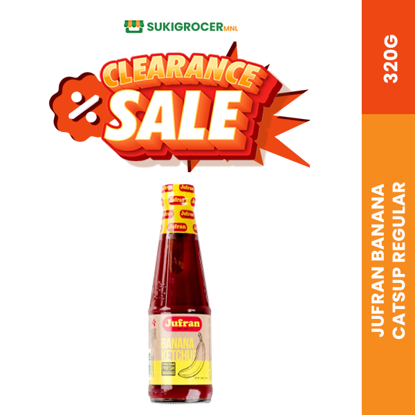 [CLEARANCE SALE] Jufran Banana Catsup Regular 320G