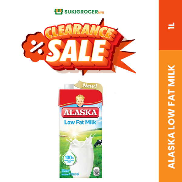 [CLEARANCE SALE] Alaska Low Fat Milk 1L [Expiration: Jan 1, 2025]