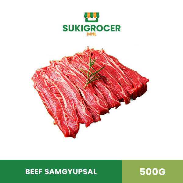 SukiGrocer Beef Samgyupsal 500g