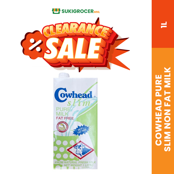 [CLEARANCE SALE] Cowhead Pure Slim Non Fat Milk 1L