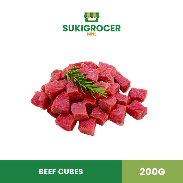 SukiGrocer Beef Cubes 200g