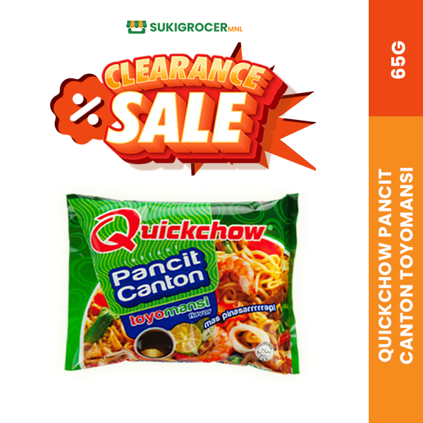 [CLEARANCE SALE] Quickchow Pancit Canton Toyomansi 65G