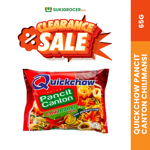 [CLEARANCE SALE] Quickchow Pancit Canton Chilimansi 65G