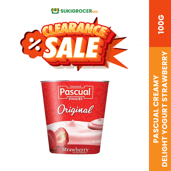 [CLEARANCE SALE] Pascual Creamy Delight Yogurt Strawberry 100G