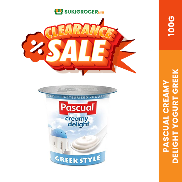 [CLEARANCE SALE] Pascual Creamy Delight Yogurt Greek 100G