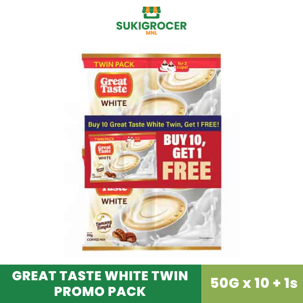 Great Taste White Twin Promo Pack