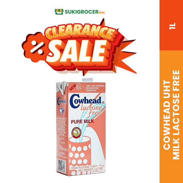 [CLEARANCE SALE] Cowhead UHT Milk Lactose Free 1L