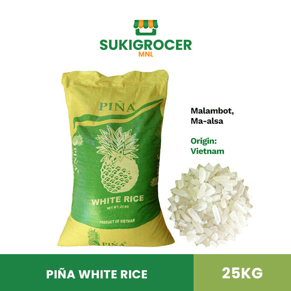 Pina White Rice 25kg