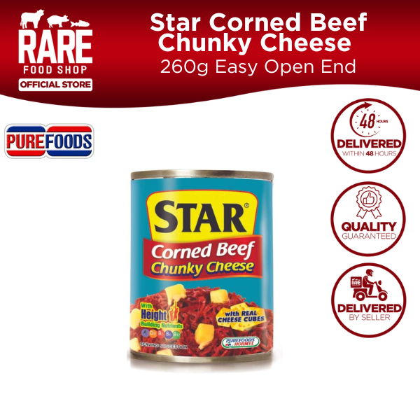 Star Corned Beef Chunky Cheese 260g Easy Open End