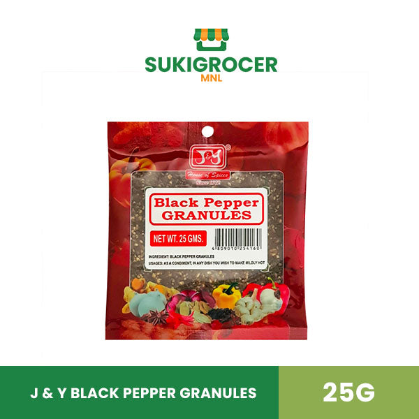 J & Y Black Pepper Granules 25G