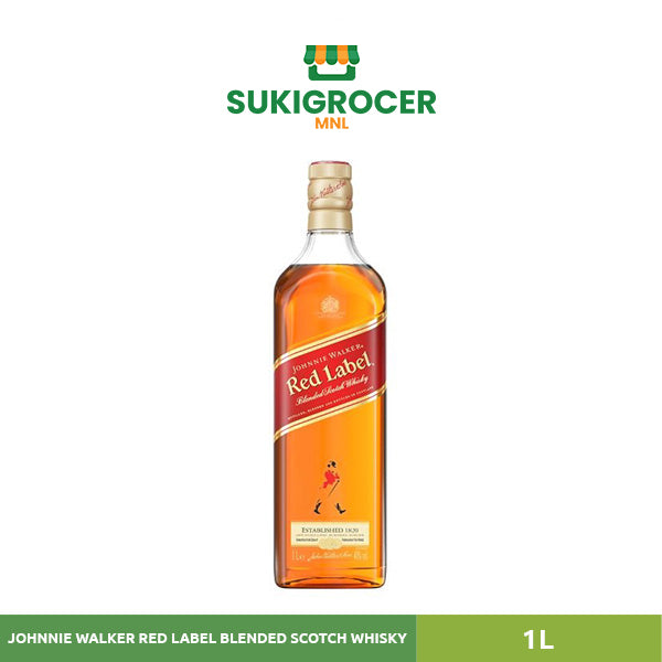 Johnnie Walker Red Label Blended Scotch Whisky 1L