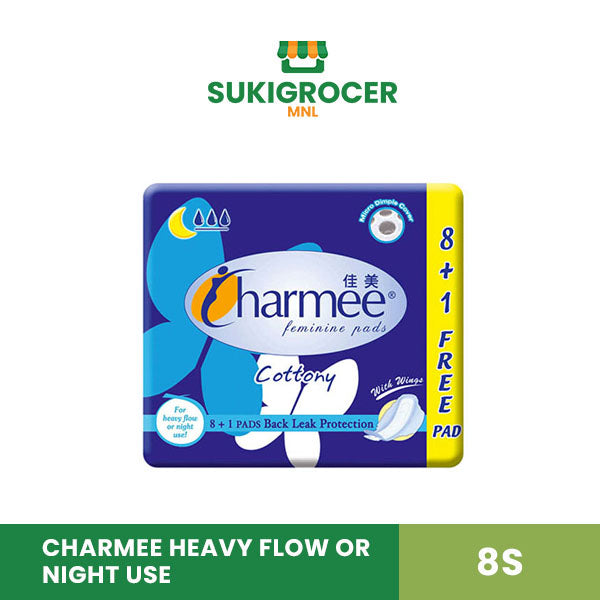 Charmee Heavy Flow or Night Use 8s