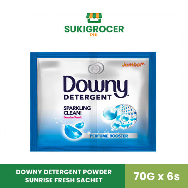 Downy Detergent Powder Sunrise Fresh Sachet 70G x 6s