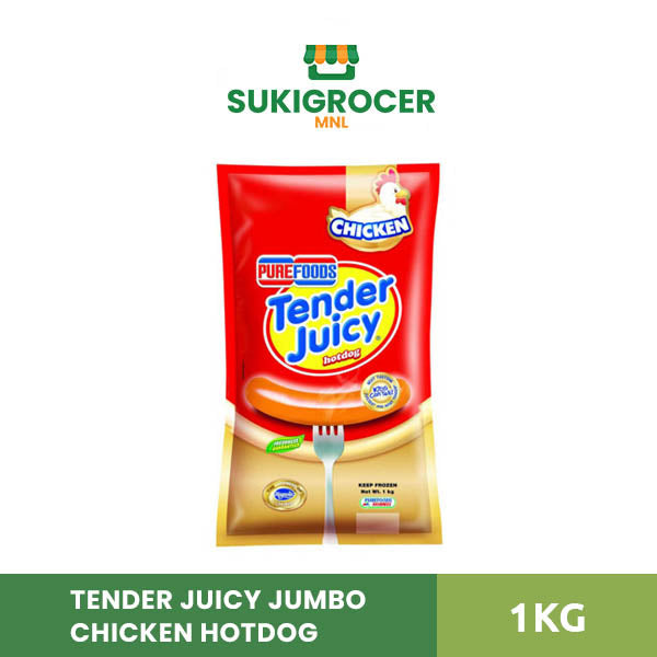 Tender Juicy Jumbo Chicken Hotdog 1kg