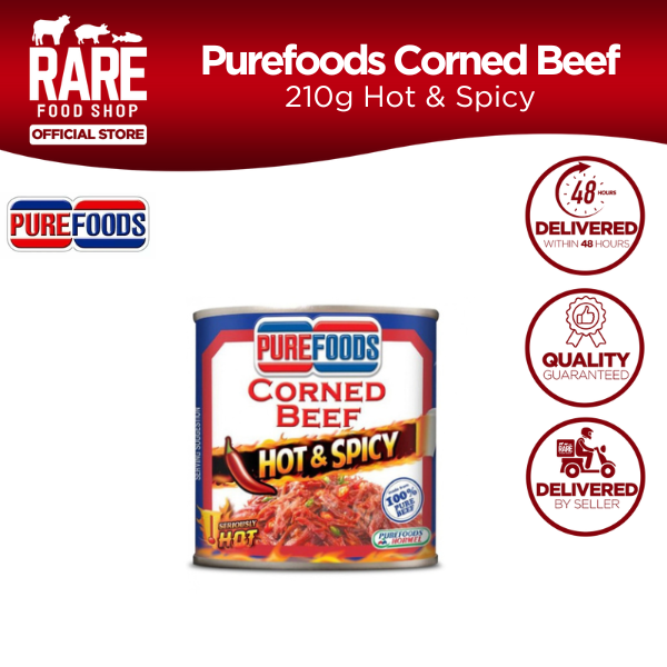 Purefoods Corned Beef 210g Hot & Spicy