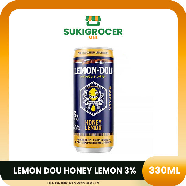 Lemon Dou Honey Lemon 3% 330ml