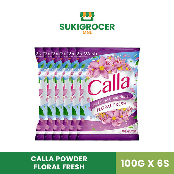 Calla Powder Floral Fresh 100G x 6s