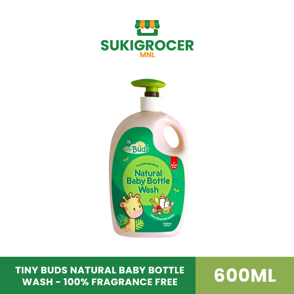 Tiny Buds Natural Dish & Bottle Wash Bottle - 100% Fragrance Free