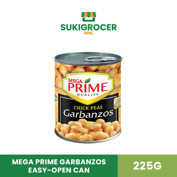 Mega Prime Garbanzos Easy-Open Can 225g