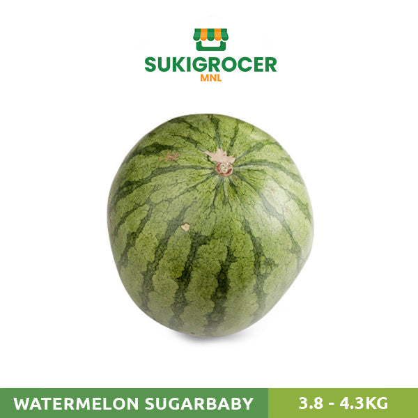 SukiGrocer Watermelon Sugarbaby APPROX 3.8-4.3 Kg