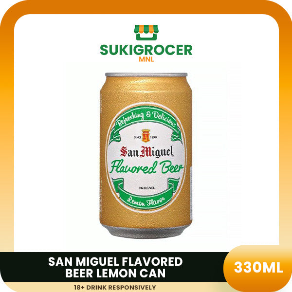 San Miguel Flavored Beer Lemon Can 330ML