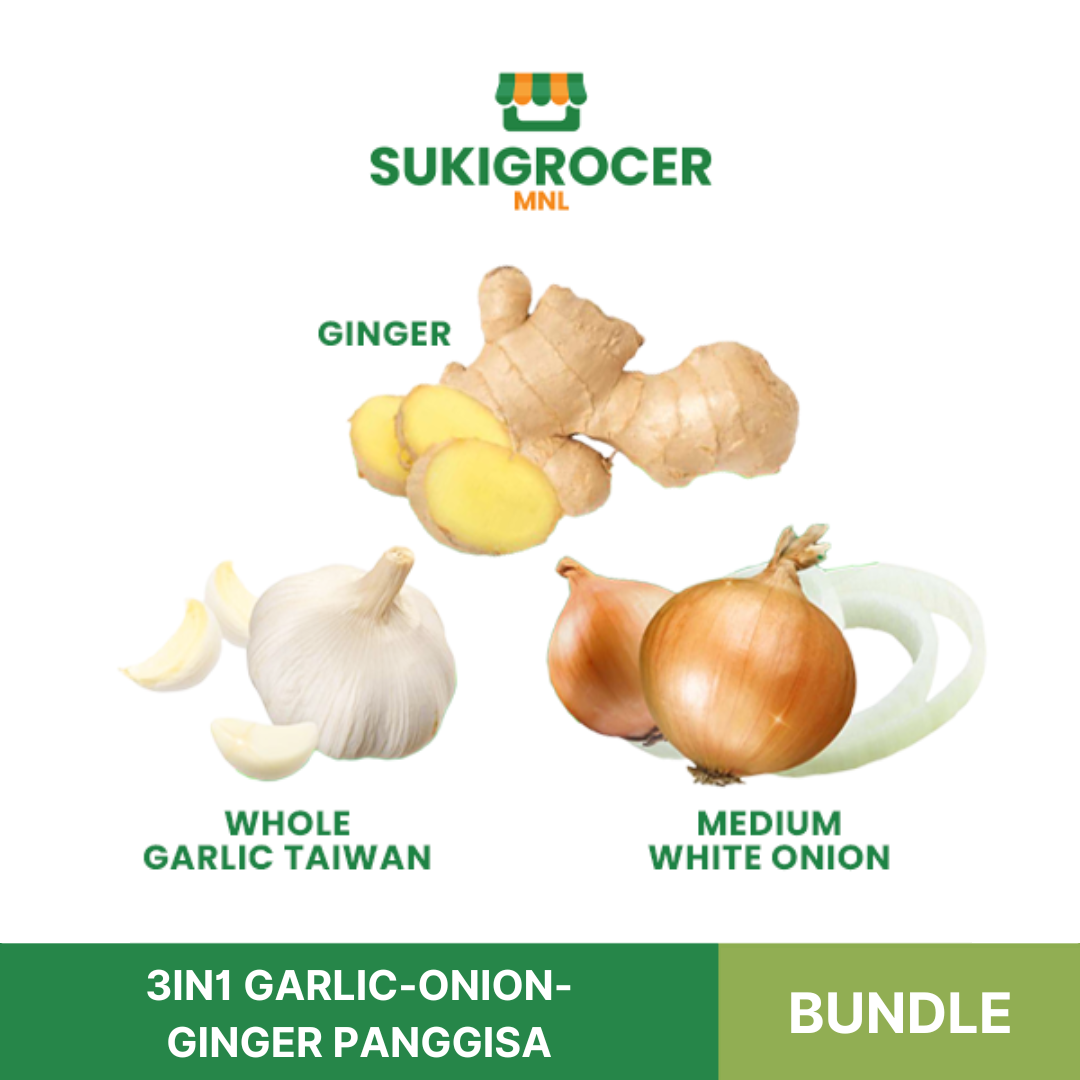 SukiGrocer 3in1 Garlic-Onion-Ginger Panggisa Bundle