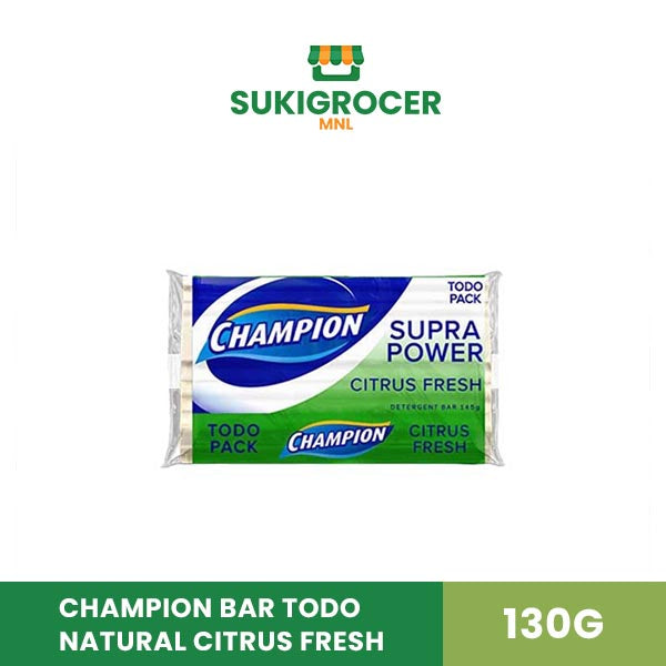 Champion Bar Todo Pack Natural Citrus Fresh 130g