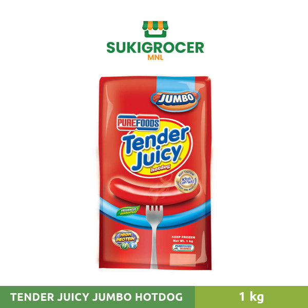 Tender Juicy Jumbo Hotdog 1kg