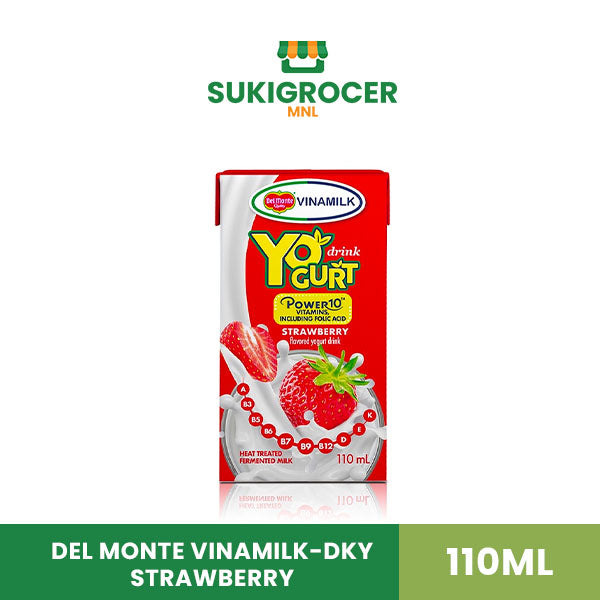 Del Monte Vinamilk-DKY Strawberry 110ml