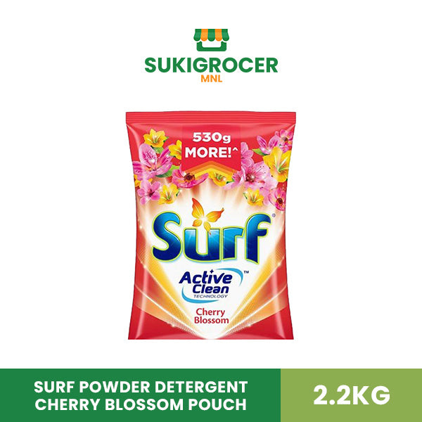 Surf Powder Detergent Cherry Blossom Pouch 2.2KG