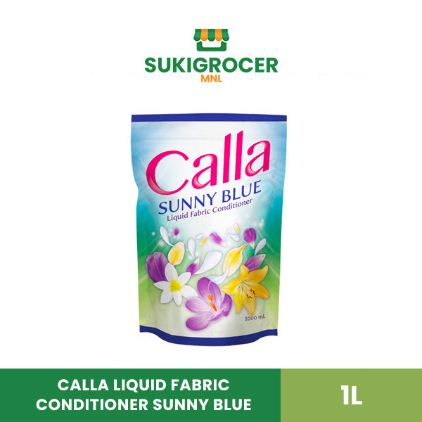 Calla Liquid Fabric Conditioner Sunny Blue 1L