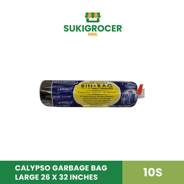 Calypso Garbage Bag Large 26 x 32 Inches 10s