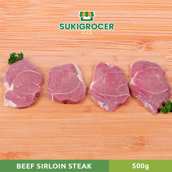 SukiGrocer Beef Sirloin Steak 500g