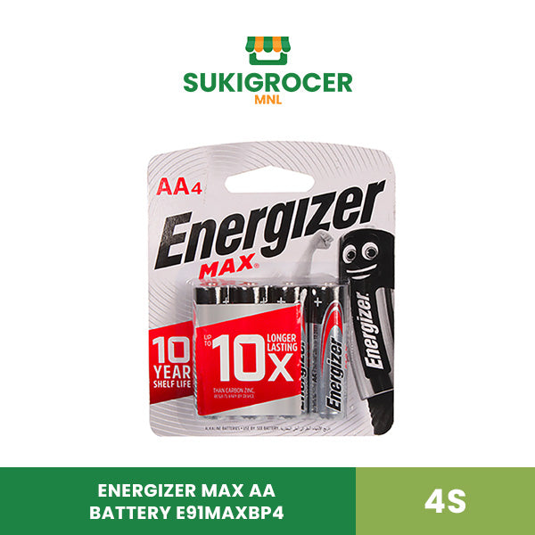 Energizer Max Aa Battery E91Maxbp4 4s