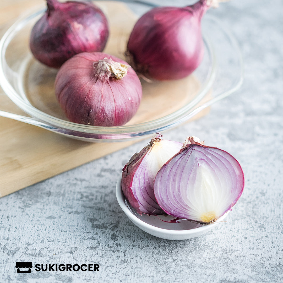 SukiGrocer Onion Red Medium 230-250g / 450-500 g