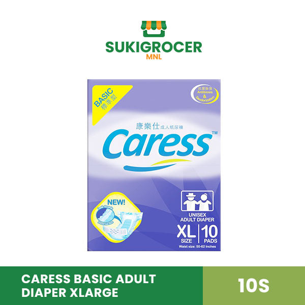 Caress Basic Adult Diaper Xlarge 10s