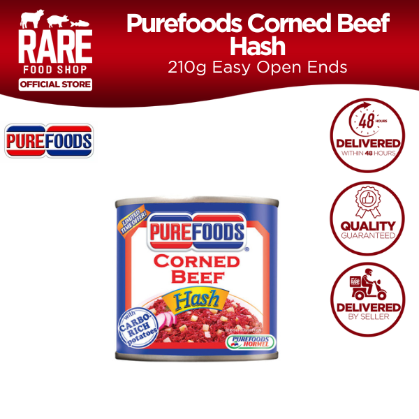 Purefoods Corned Beef Hash 210g Easy Open Ends
