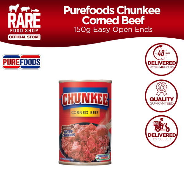 Purefoods Chunkee Corned Beef 150g Easy Open Ends
