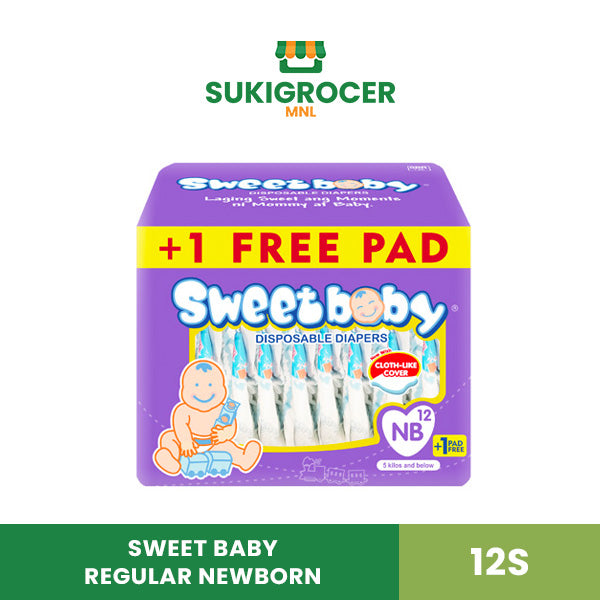 Sweet Baby Regular Newborn Diapers 12s