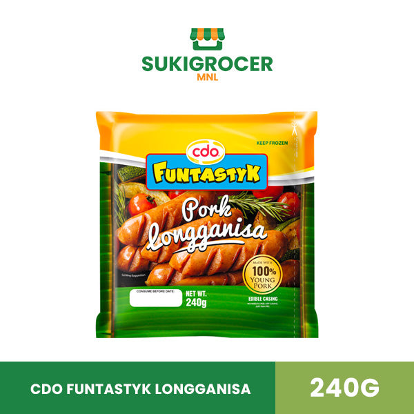 CDO Funtastyk Frozen Longganisa 240g