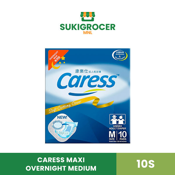 Caress Maxi Overnight Medium 10s